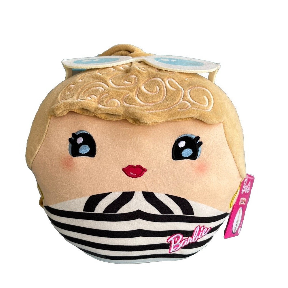 NWT Barbie Cuutopia‎ 1959 Black White Swimsuit Squishmallow Plush